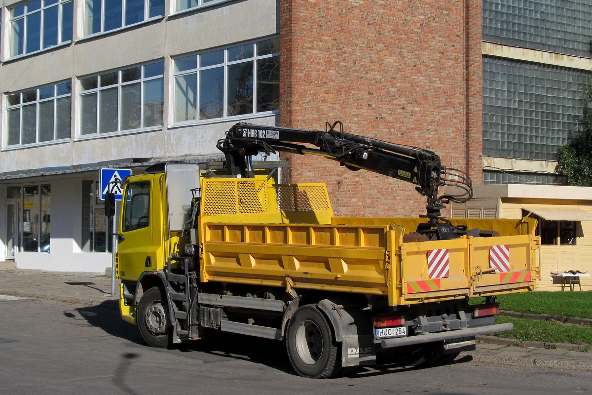 Литва, № HUO 254 — DAF CF65 FA