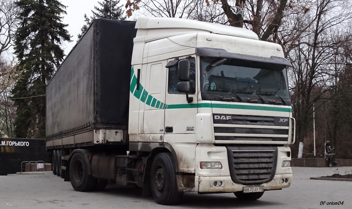 Московская область, № В 670 АУ 50 — DAF XF105 FT