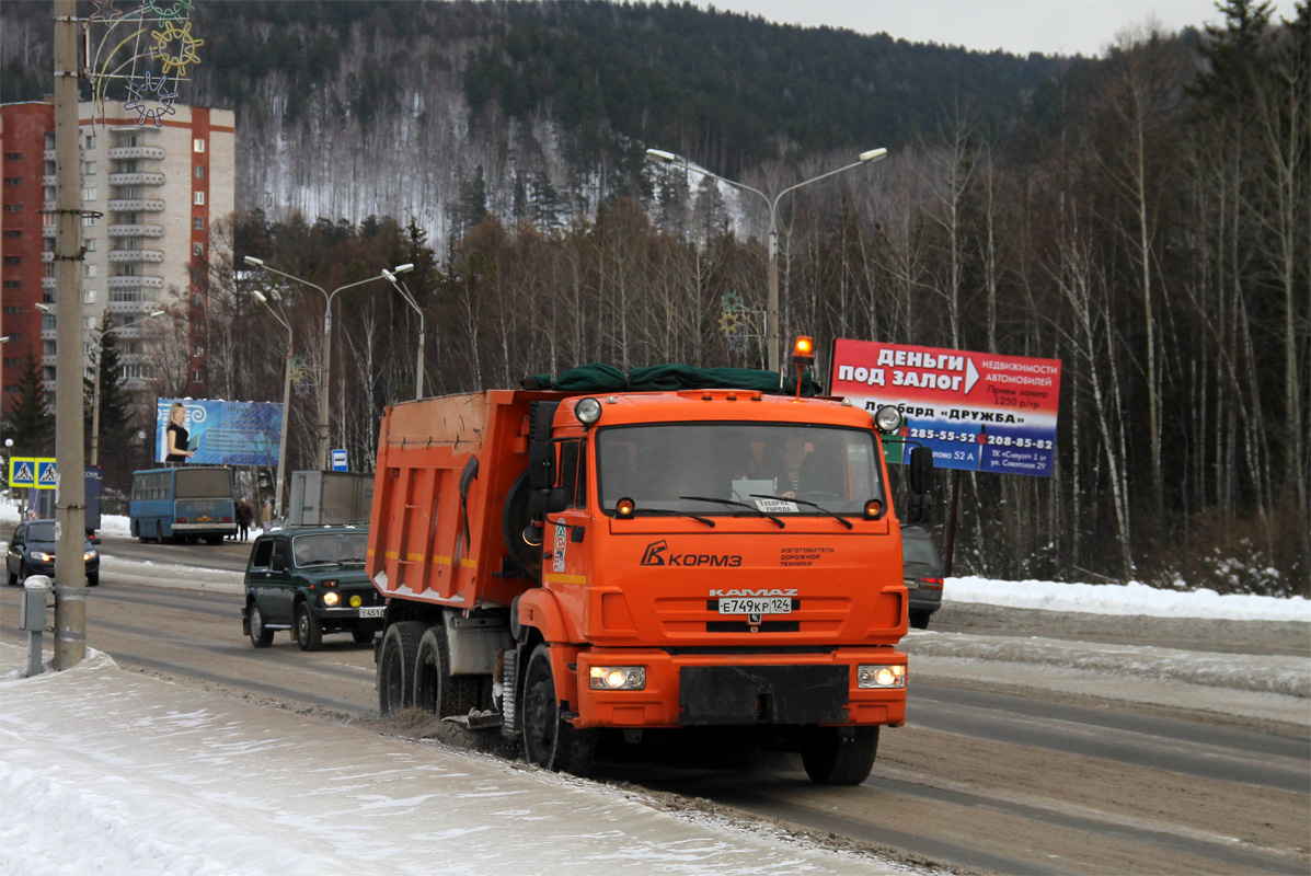 Красноярский край, № Е 749 КР 124 — КамАЗ-65115-L4