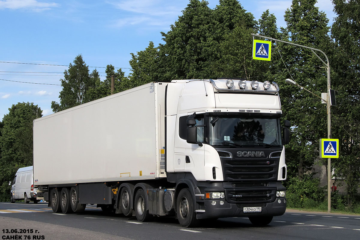 Московская область, № Т 304 ХО 190 — Scania ('2009) R560