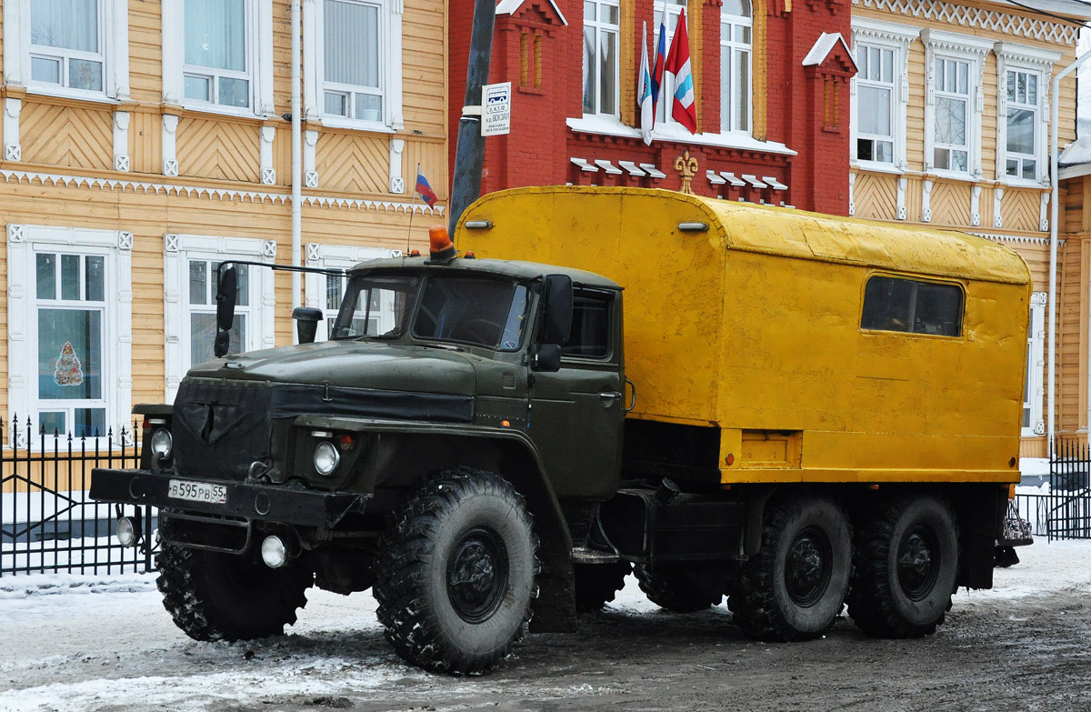 Омская область, № В 595 РВ 55 — Урал-4320-01