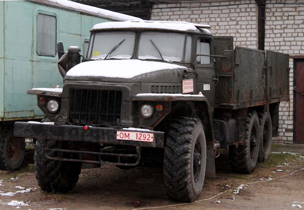 Минская область, № ОМ 1292 — Урал-375 (общая модель)