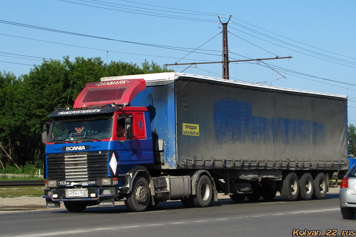 Красноярский край, № М 753 КА 124 — Scania (III) R113M