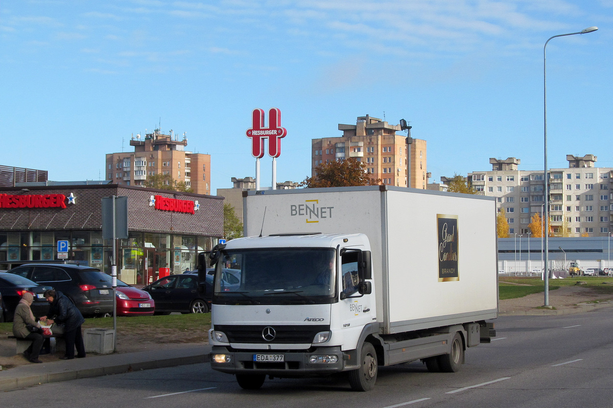 Литва, № EDA 377 — Mercedes-Benz Atego 1018