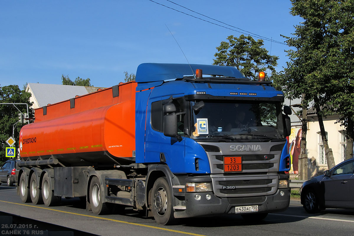 Московская область, № Е 430 АС 750 — Scania ('2011) P360