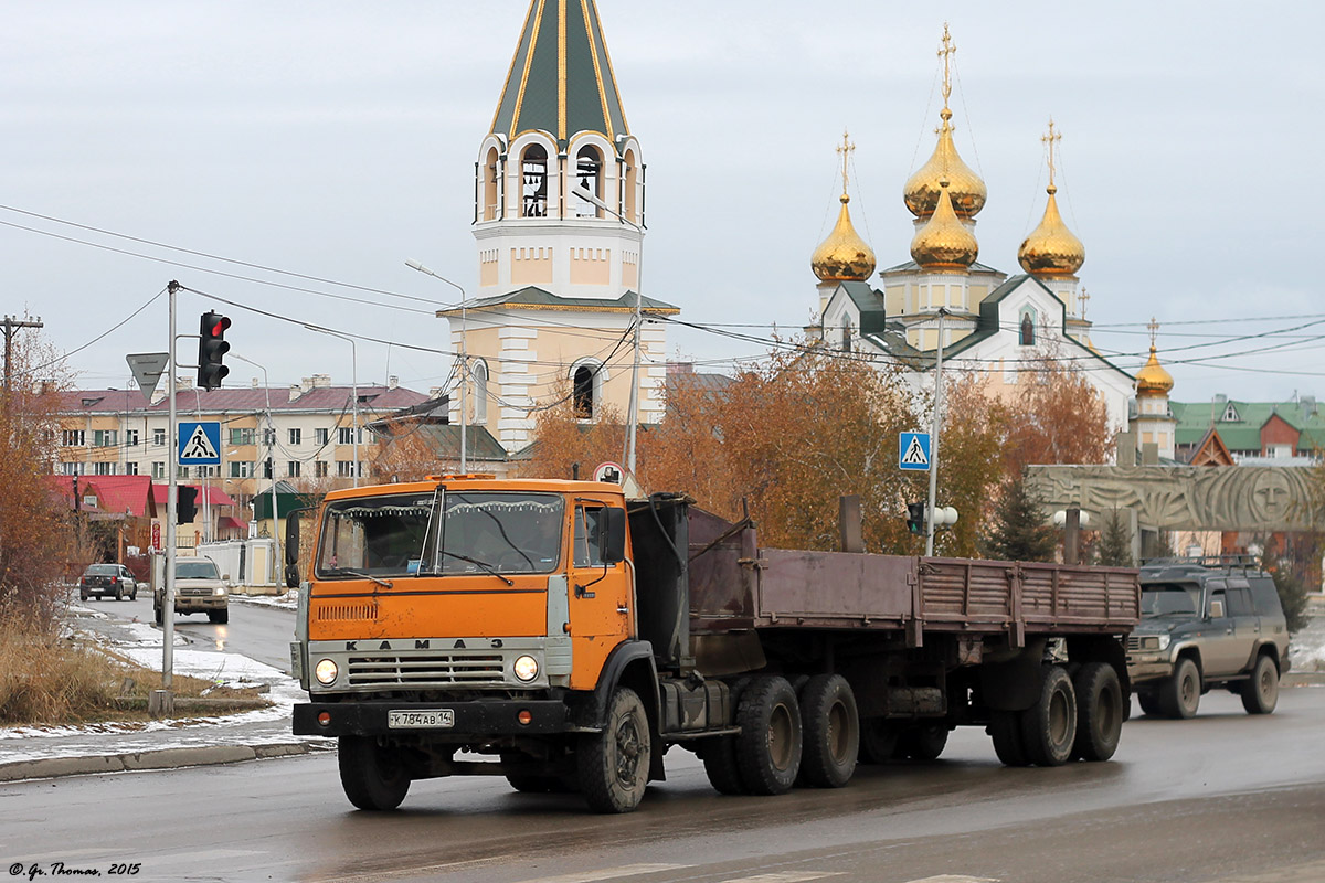 Саха (Якутия), № К 784 АВ 14 — КамАЗ-5511