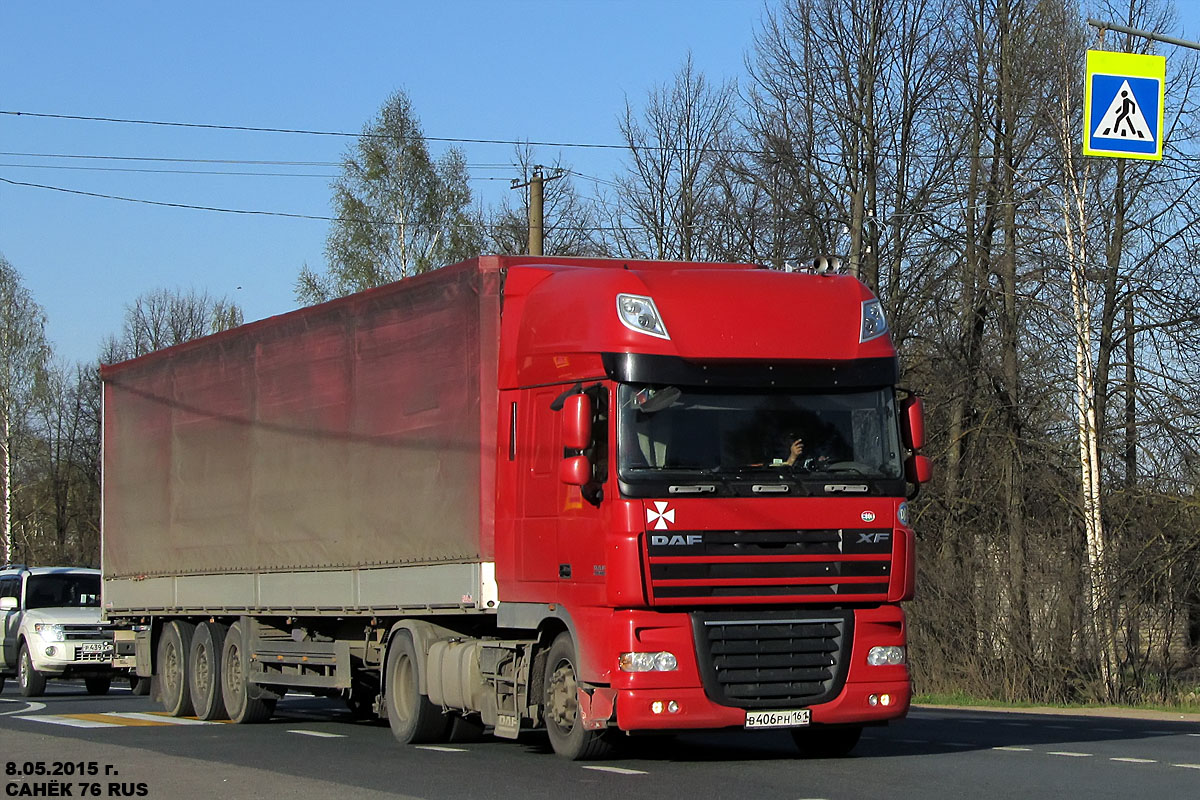 Ростовская область, № В 406 РН 161 — DAF XF105 FT