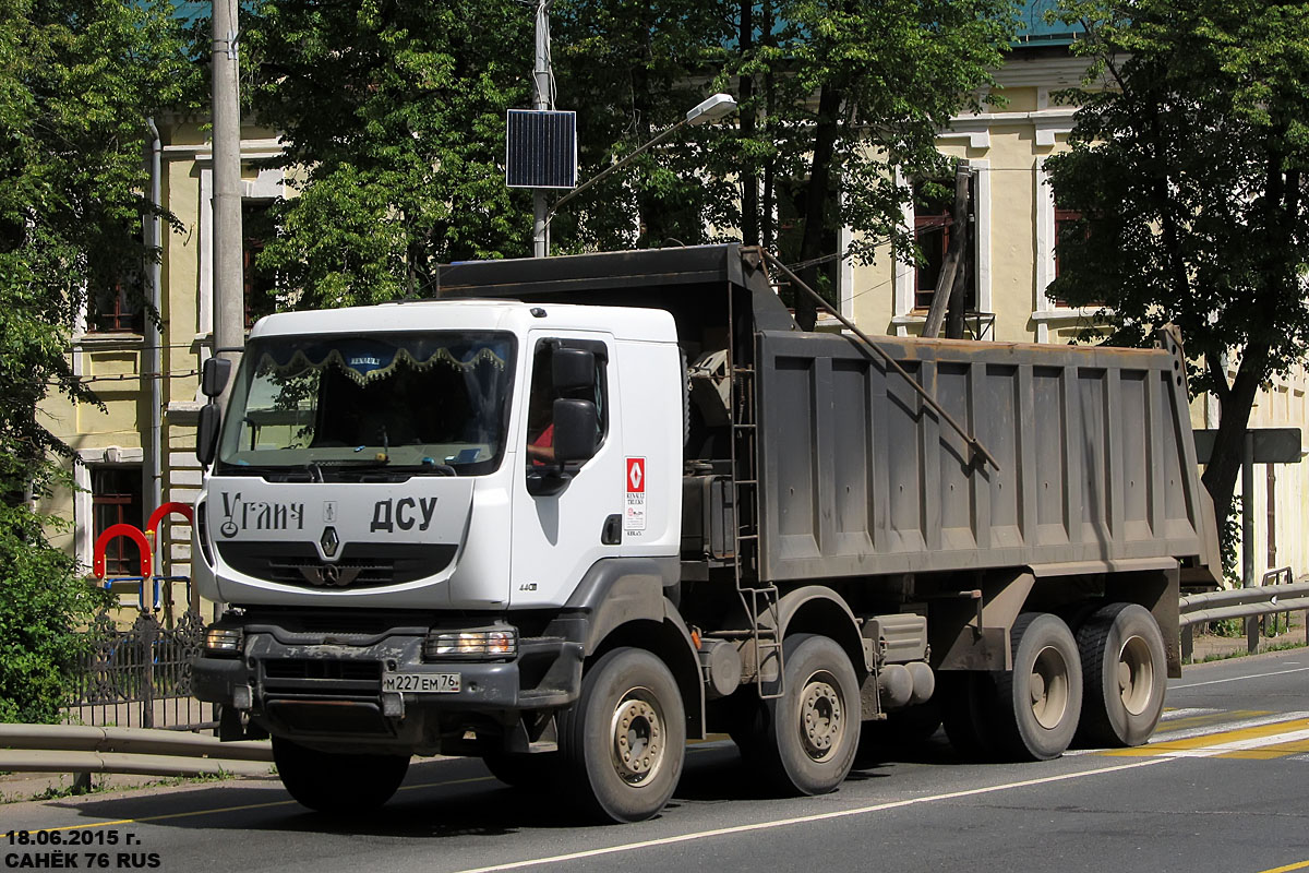 Ярославская область, № М 227 ЕМ 76 — Renault Kerax