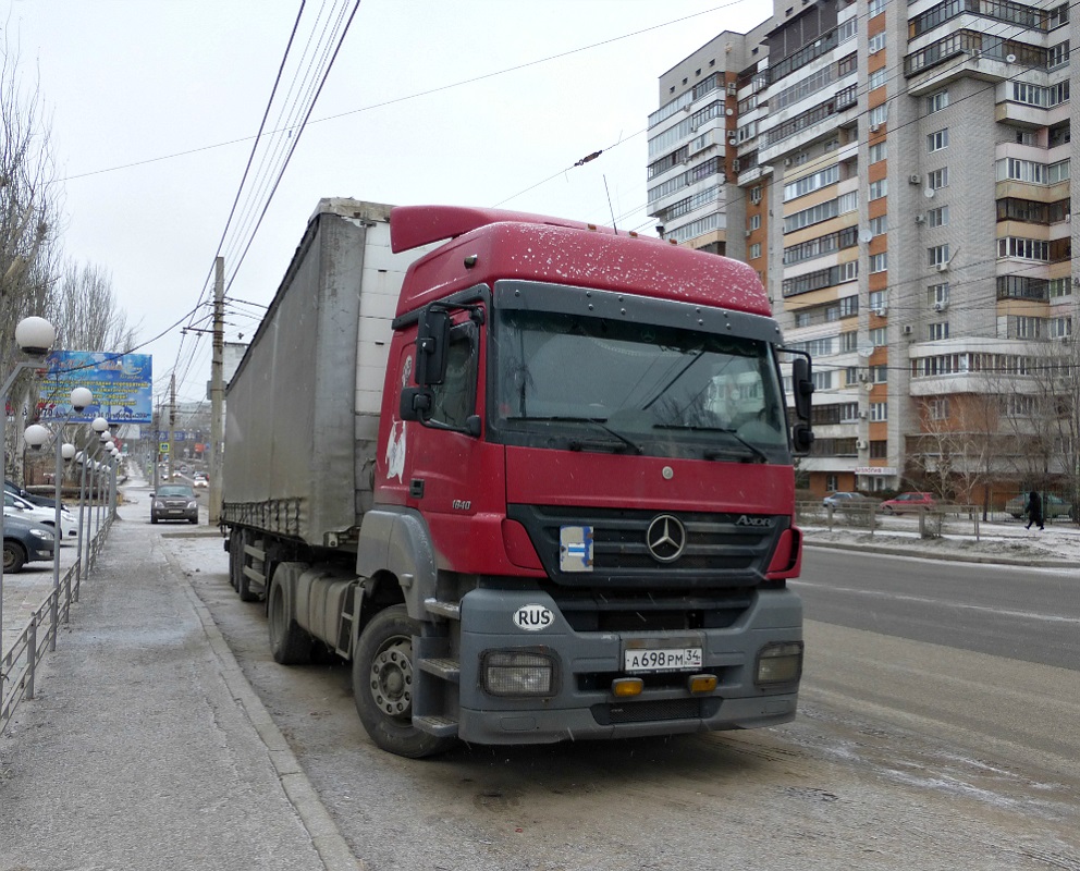 Волгоградская область, № А 698 РМ 34 — Mercedes-Benz Axor 1840