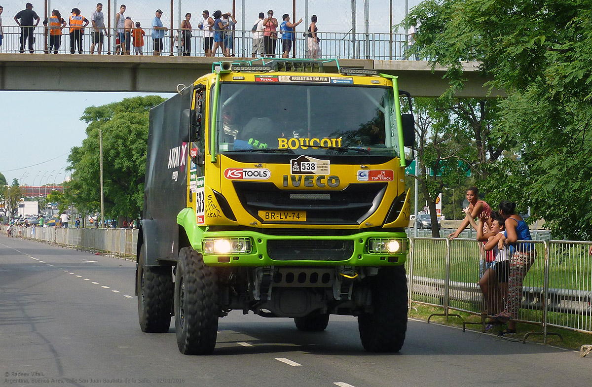 Нидерланды, № BR-LV-74 — IVECO Trakker ('2013); Ралли Дакар (Аргентина)