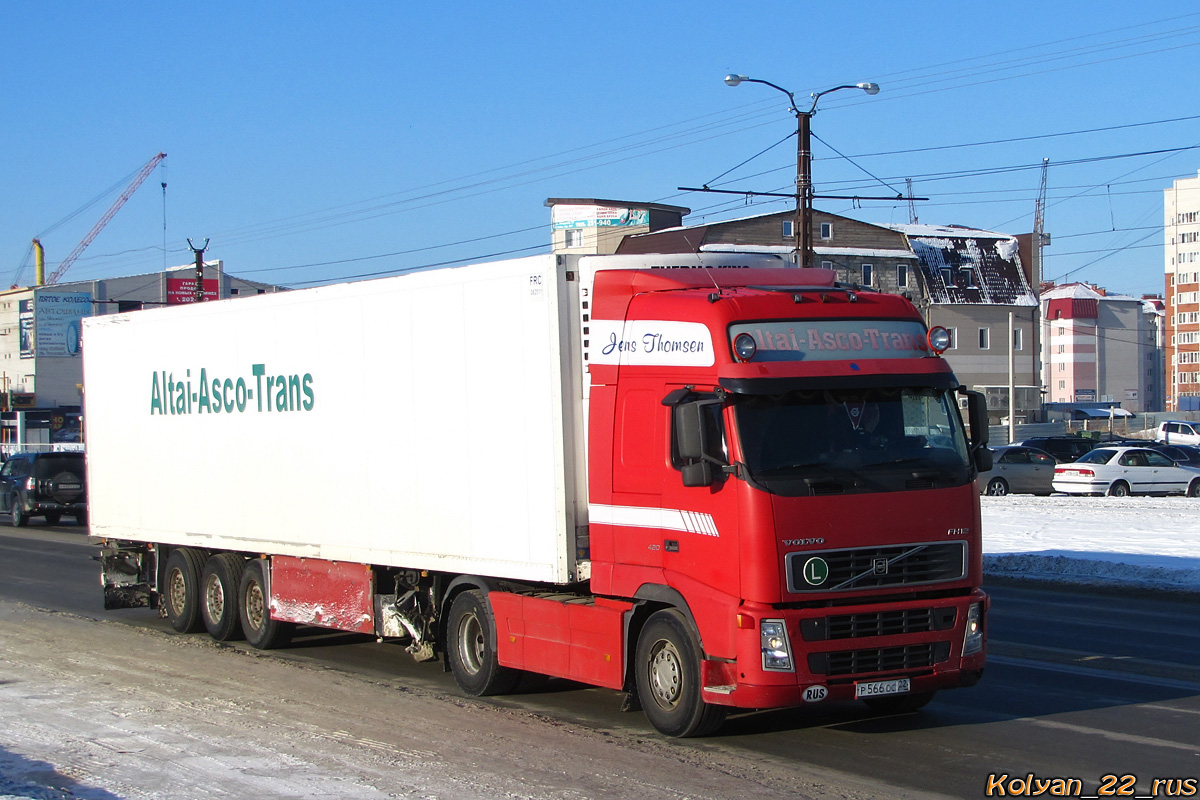 Алтайский край, № Р 566 ОС 22 — Volvo ('2002) FH12.420