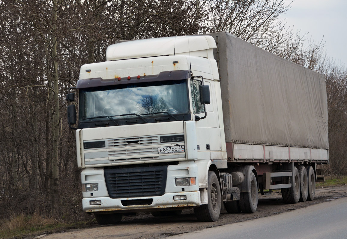 Липецкая область, № Н 857 ОС 48 — DAF 95XF FT