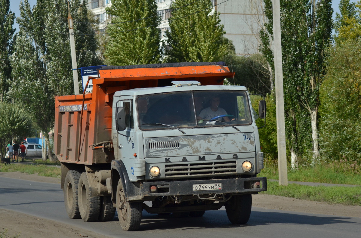 Омская область, № О 244 УМ 55 — КамАЗ-5511