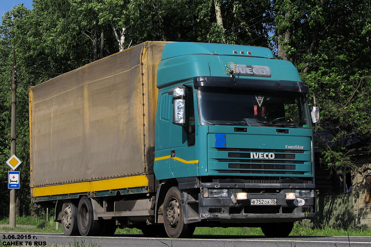 Вологодская область, № В 752 ОА 35 — IVECO EuroStar