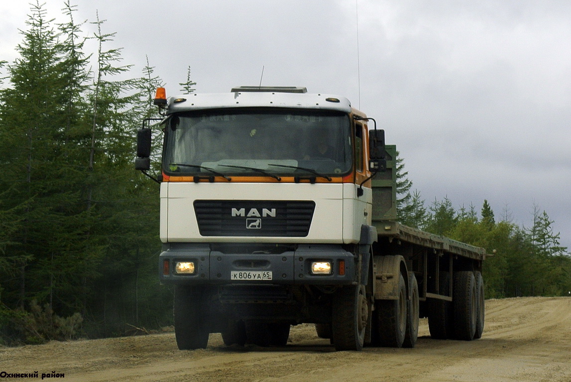 Сахалинская область, № К 806 УА 65 — MAN F90 (общая модель)