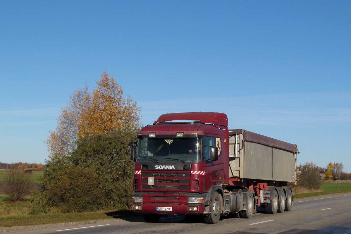 Литва, № GRF 291 — Scania ('1996, общая модель)