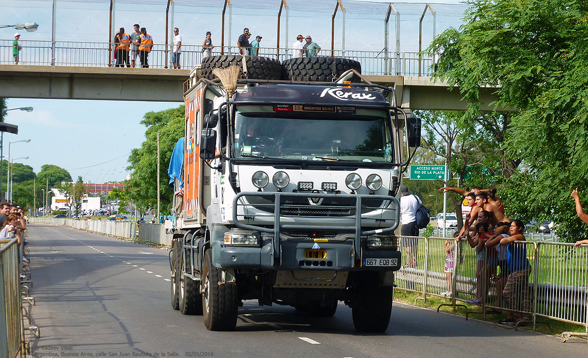 Франция, № 667 EQB 92 — Renault Kerax; Ралли Дакар (Аргентина)