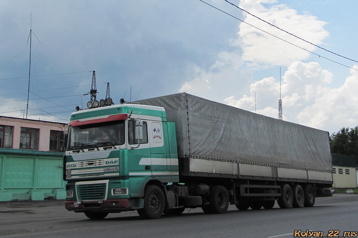 Брянская область, № К 904 УЕ 32 — DAF 95XF FT