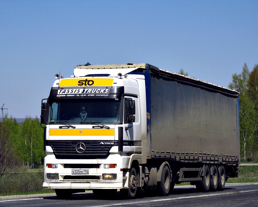 Нижегородская область, № Е 325 МК 152 — Mercedes-Benz Actros ('1997) 1843