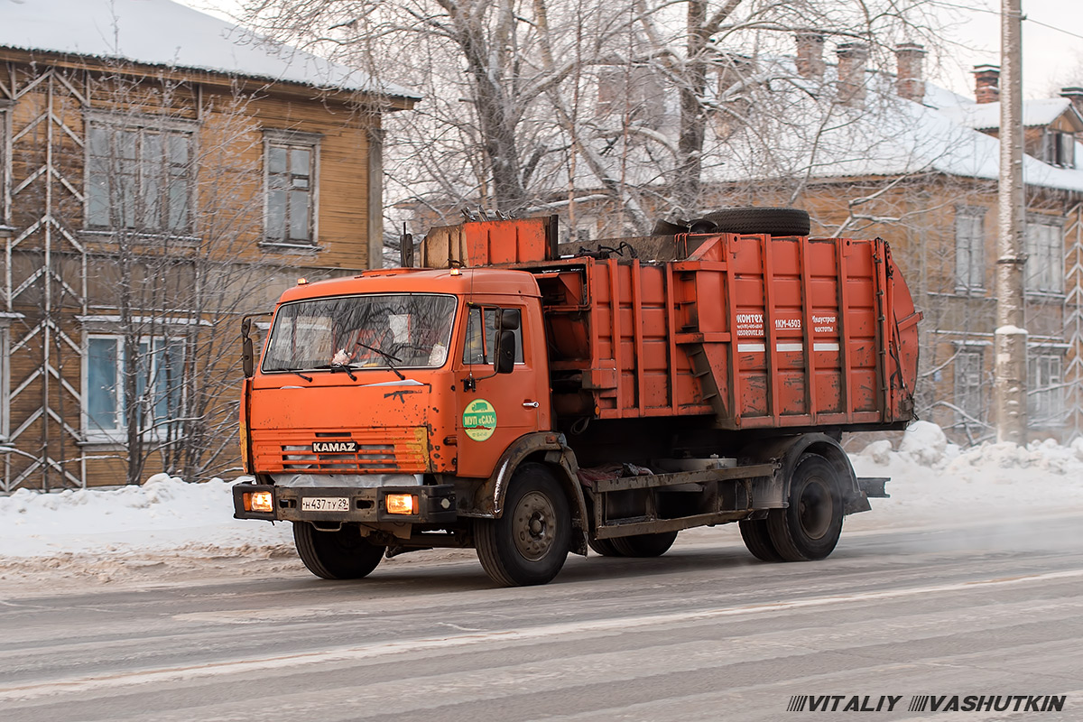 Архангельская область, № Н 437 ТУ 29 — КамАЗ-43253-A3