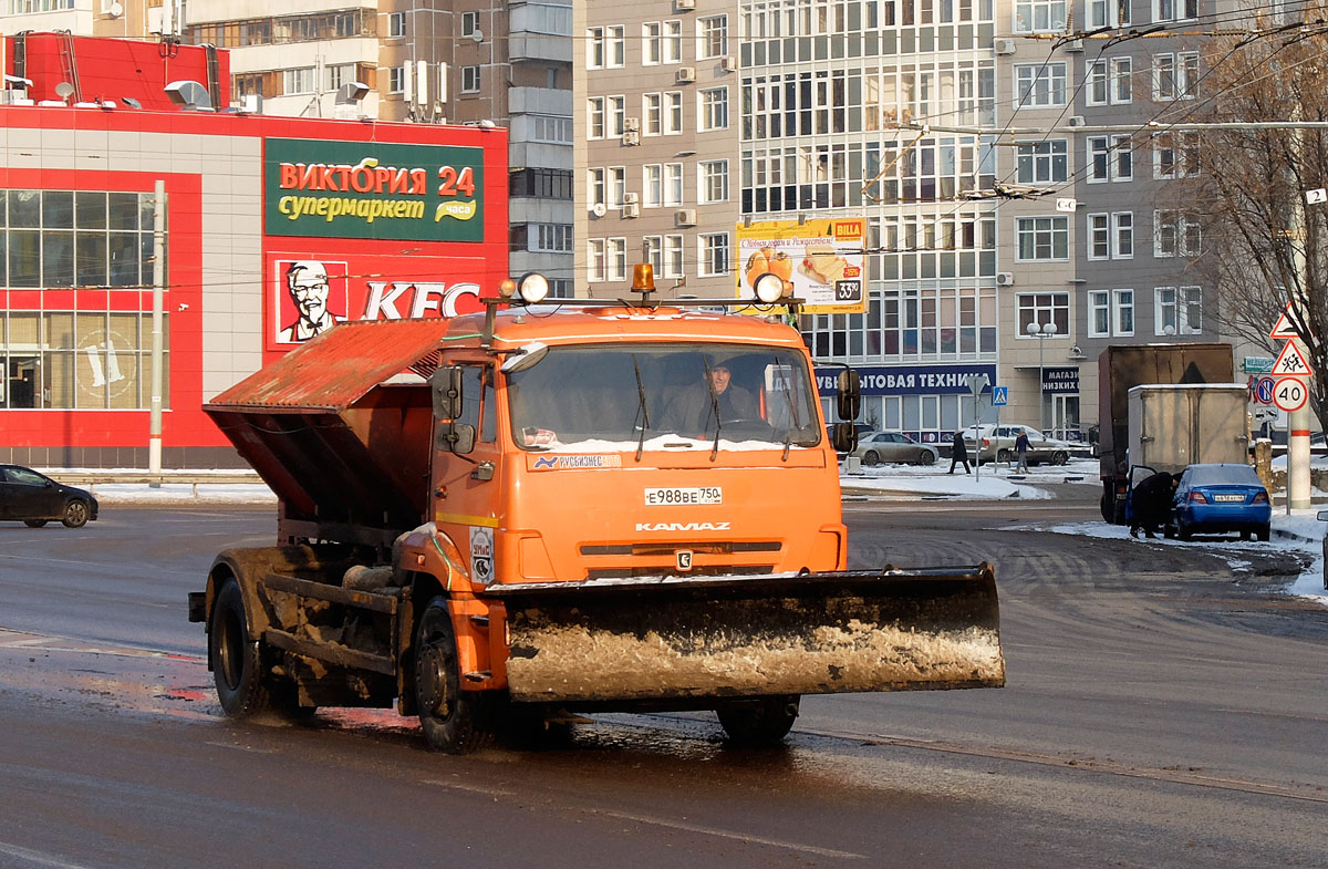 Московская область, № Е 988 ВЕ 750 — КамАЗ-43253 (общая модель)