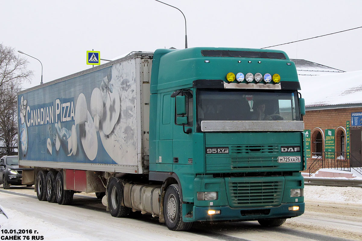 Ставропольский край, № М 725 ХА 26 — DAF 95XF FT