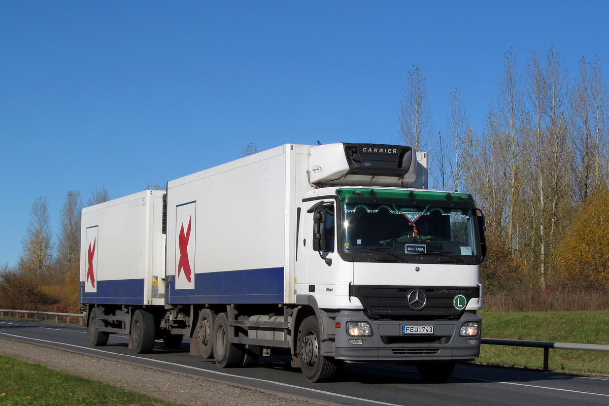 Литва, № FEU 743 — Mercedes-Benz Actros ('2003) 2541