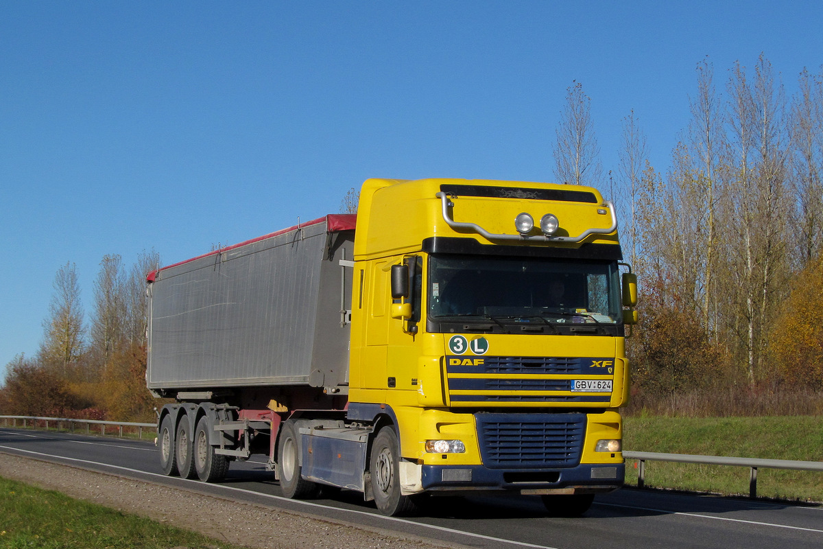 Литва, № GBV 624 — DAF XF95 FT