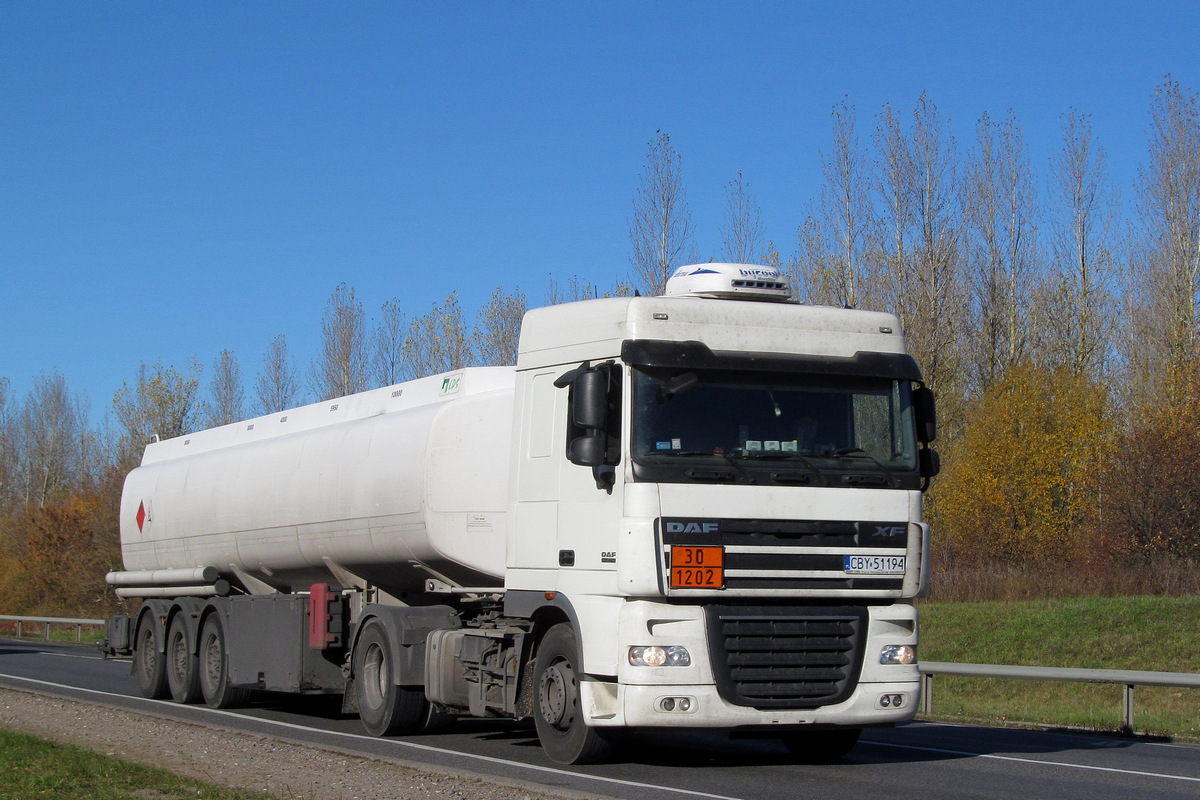 Польша, № CBY 51194 — DAF XF105 FT