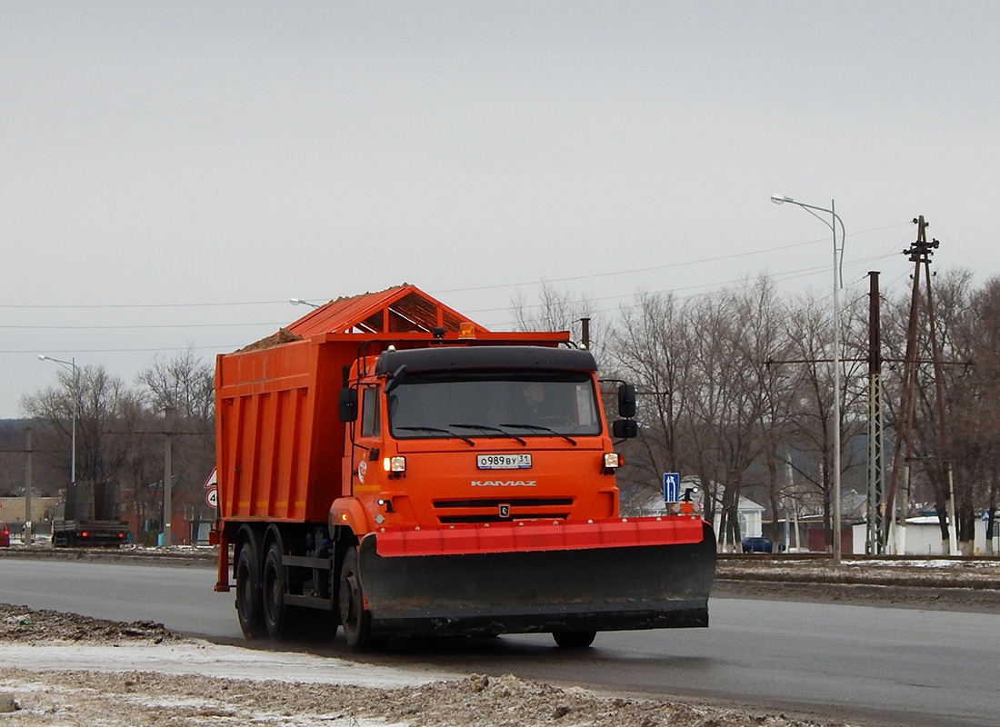 Белгородская область, № О 989 ВУ 31 — КамАЗ-6520-73