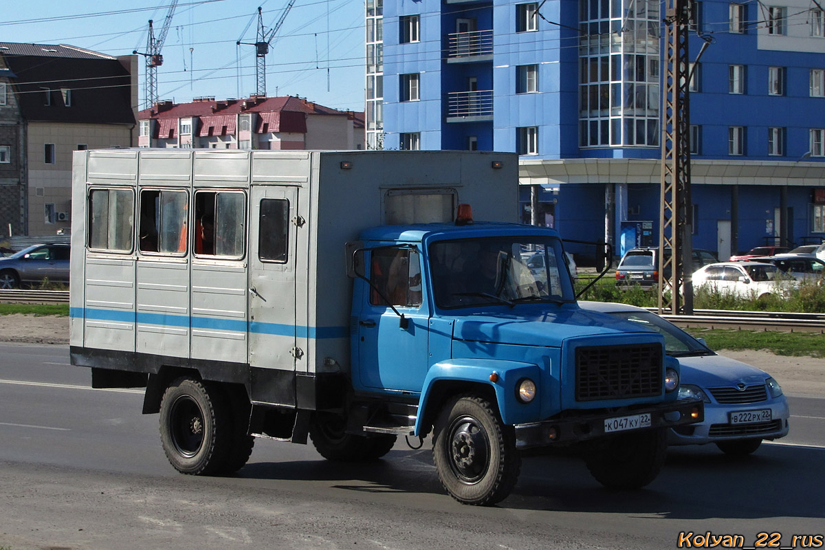 Алтайский край, № К 047 КУ 22 — ГАЗ-3307