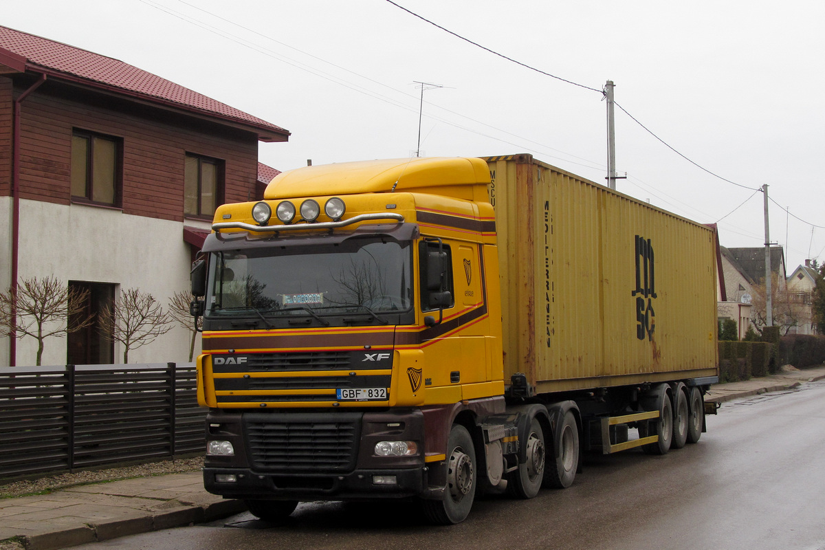 Литва, № GBF 832 — DAF XF95 FTG