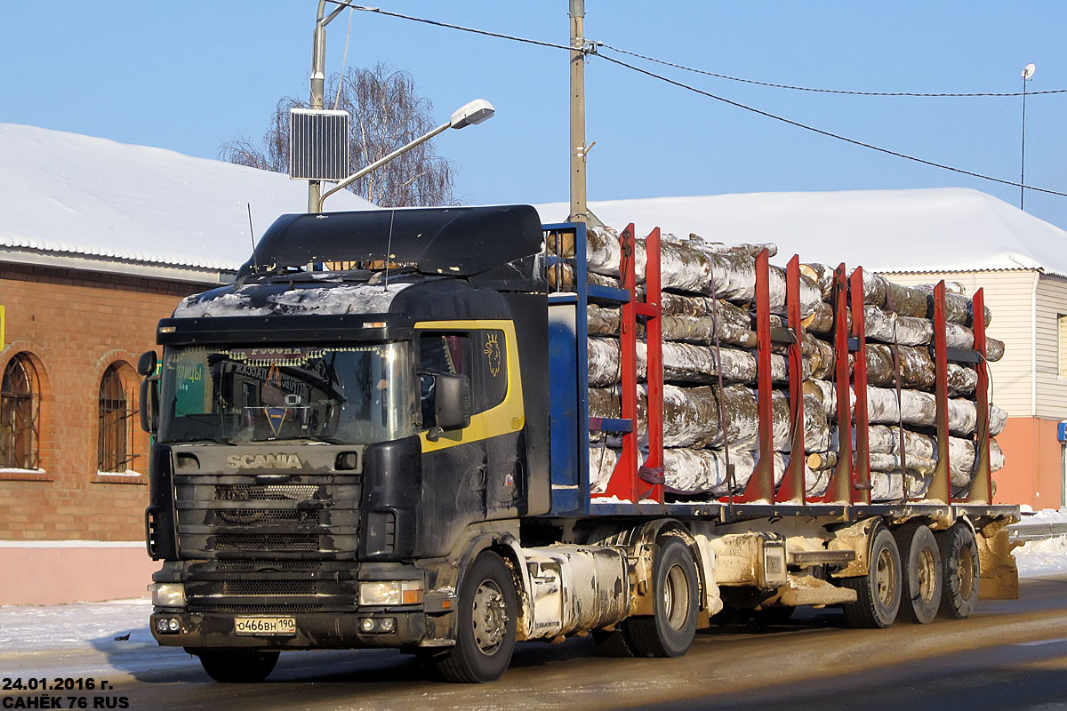 Московская область, № О 466 ВН 190 — Scania ('1996, общая модель)