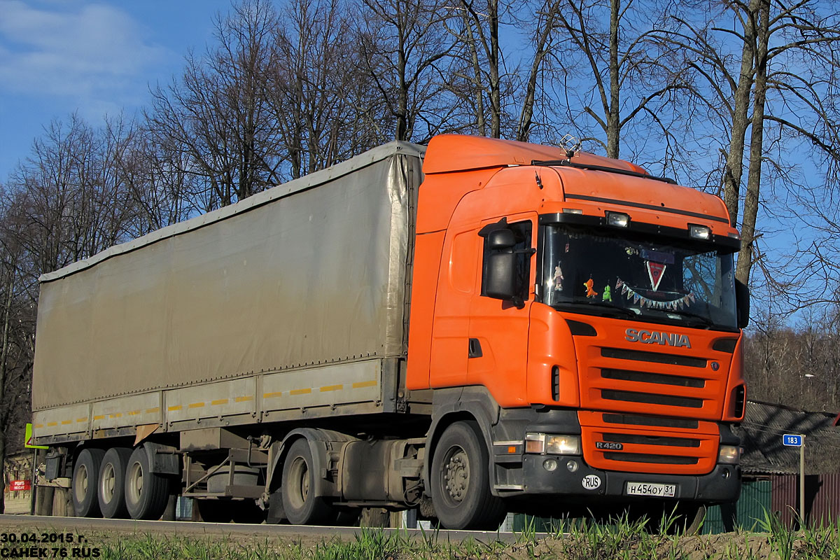 Белгородская область, № Н 454 ОУ 31 — Scania ('2004) R420