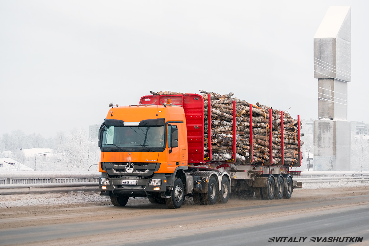 Архангельская область, № М 655 ЕУ 29 — Mercedes-Benz Actros '09 3346 [Z9M]