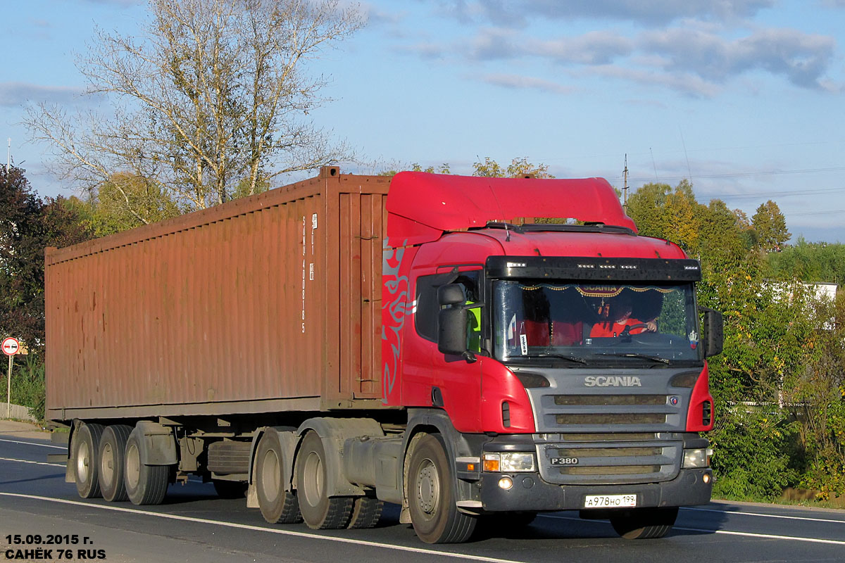 Москва, № А 978 НО 199 — Scania ('2004) P380