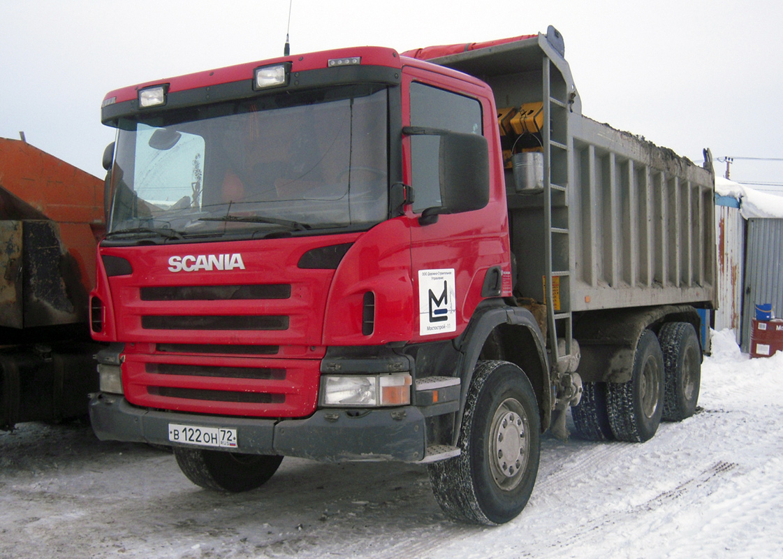 Тюменская область, № В 122 ОН 72 — Scania ('2004, общая модель)