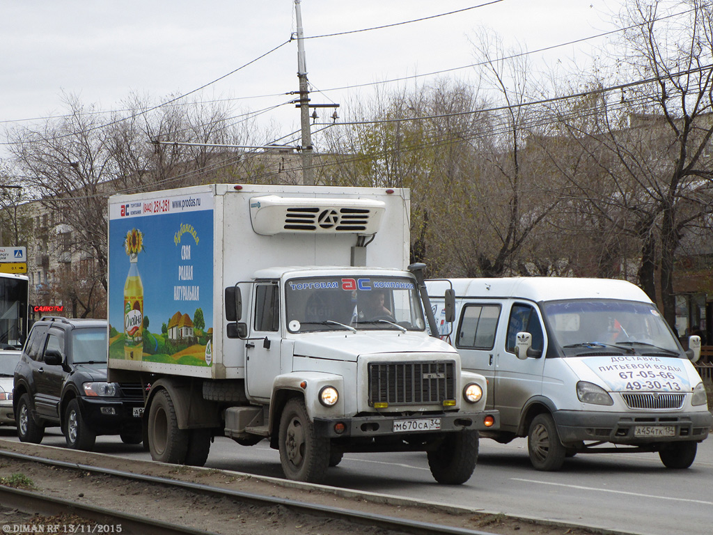 Волгоградская область, № М 670 СА 34 — ГАЗ-3309