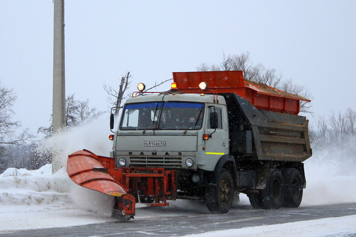 Рязанская область, № К 814 ВЕ 62 — КамАЗ-55111-01 [55111A]