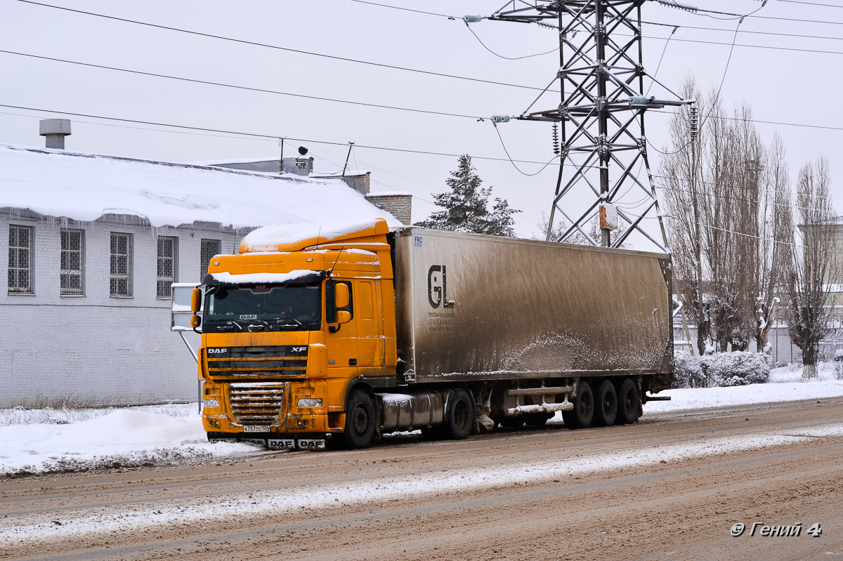 Волгоградская область, № А 757 ТС 134 — DAF XF105 FT