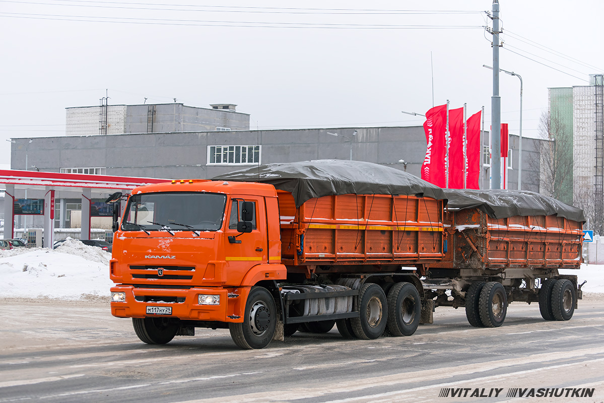 Архангельская область, № М 117 НУ 29 — КамАЗ-65115-L4(19)