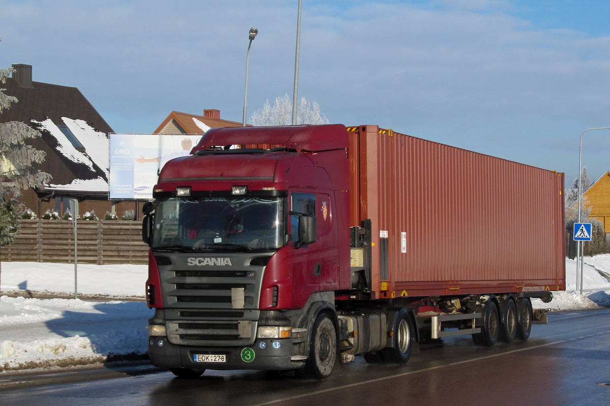 Литва, № EDK 278 — Scania ('2004) R420