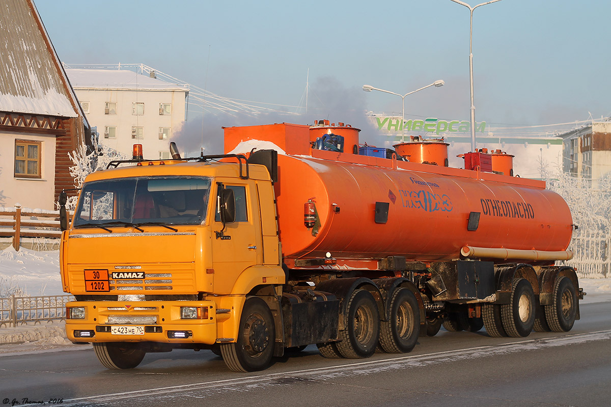 Саха (Якутия), № С 423 НЕ 70 — КамАЗ-65116-62