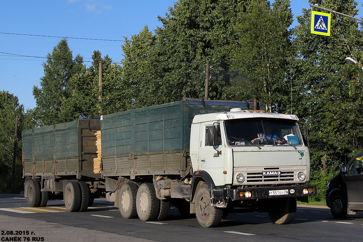 Воронежская область, № Т 551 ЕУ 36 — КамАЗ-5320