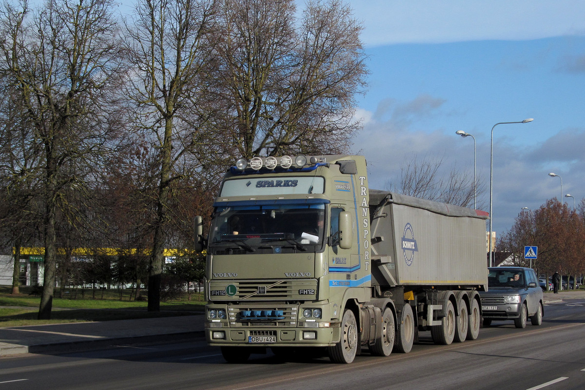 Литва, № DBU 424 — Volvo ('1993) FH12.420