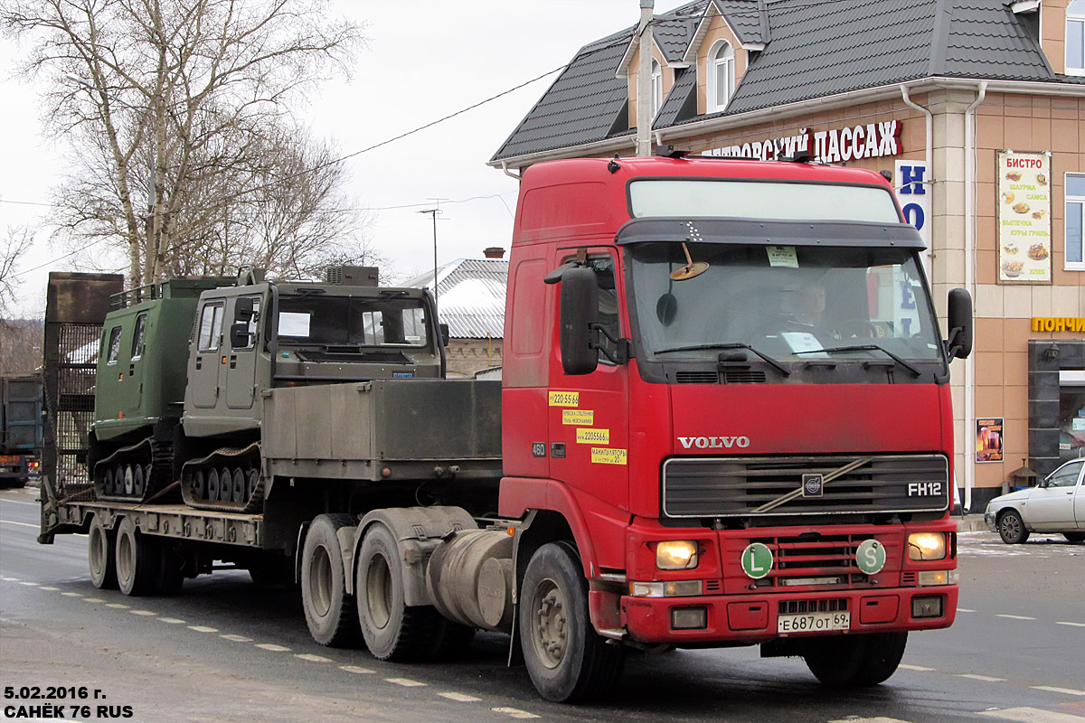 Тверская область, № Е 687 ОТ 69 — Volvo ('1993) FH12.460