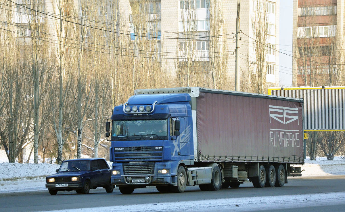 Алтайский край, № Е 040 СХ 22 — DAF XF95 FT