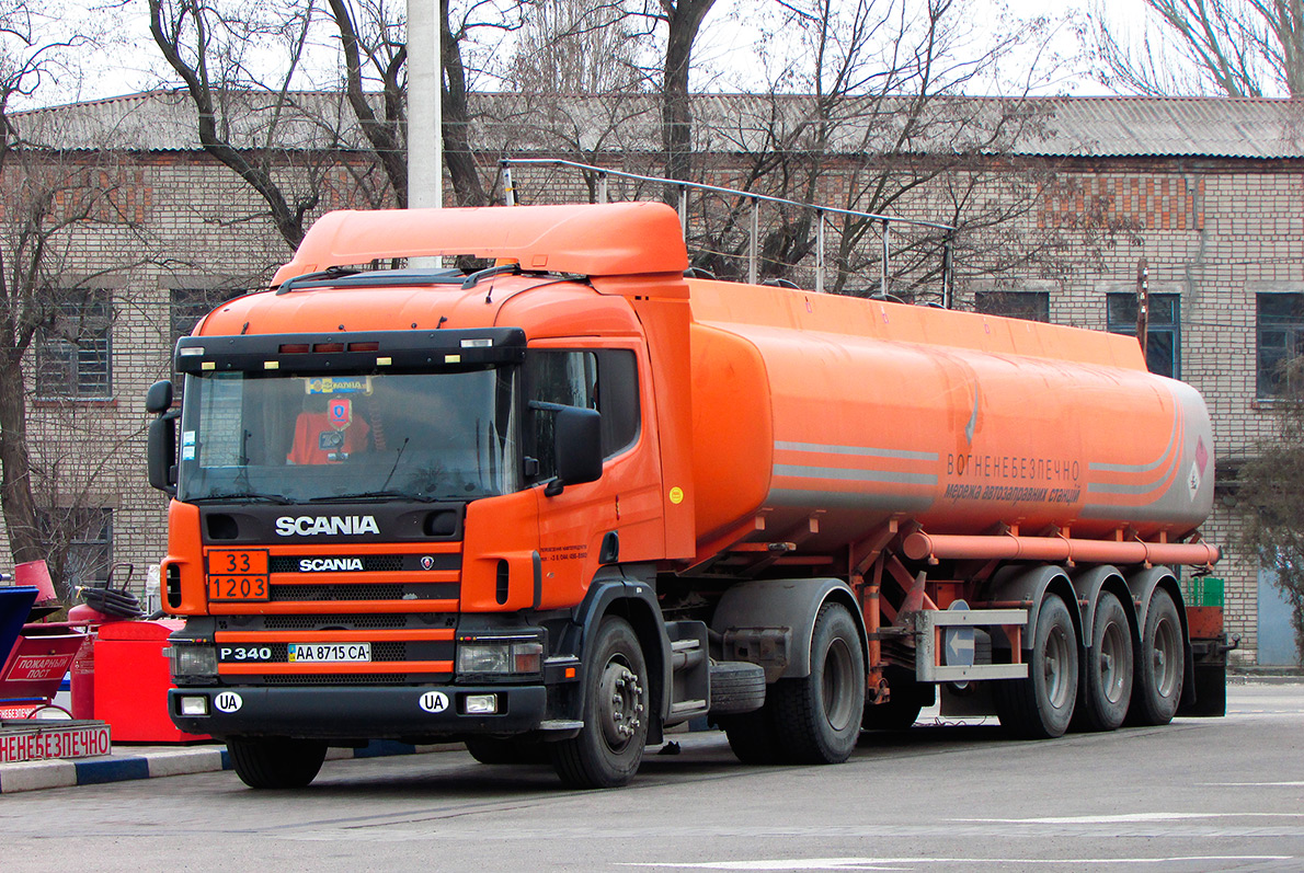 Киев, № АА 8715 СА — Scania ('2004) P340