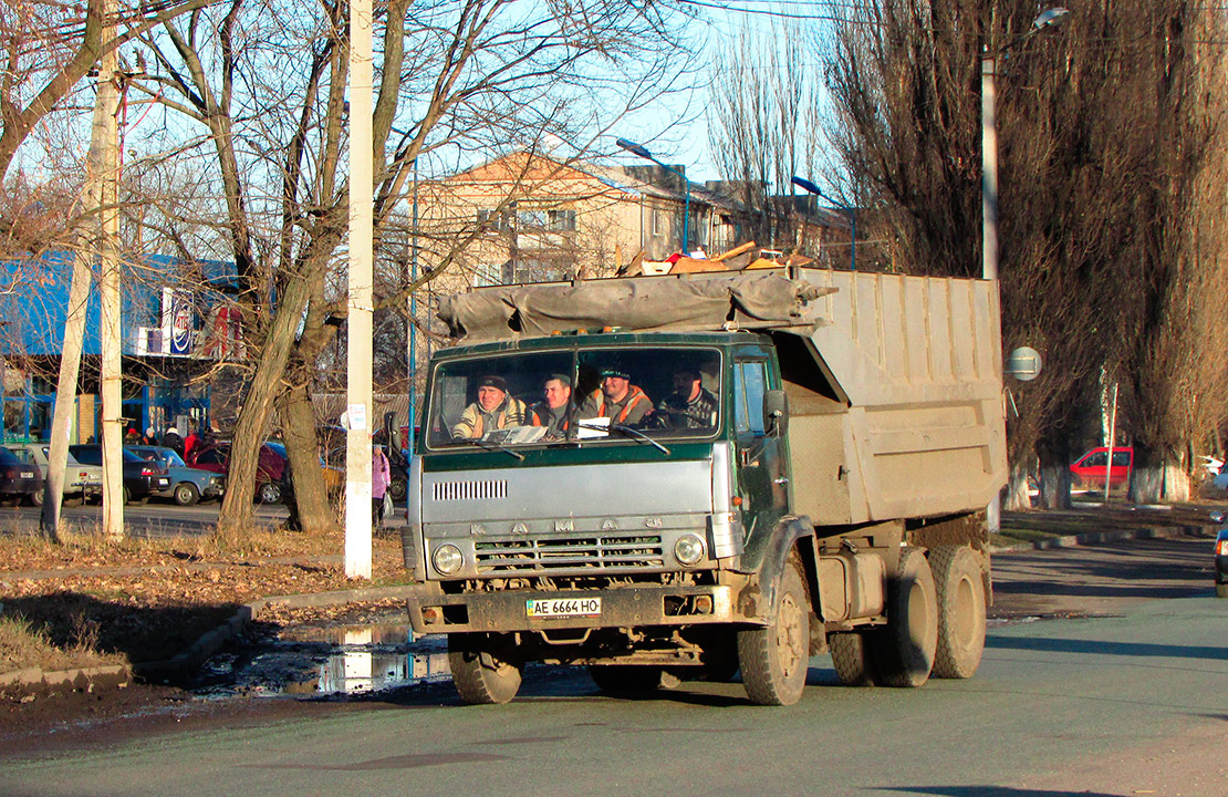 Днепропетровская область, № АЕ 6664 НО — КамАЗ-5511