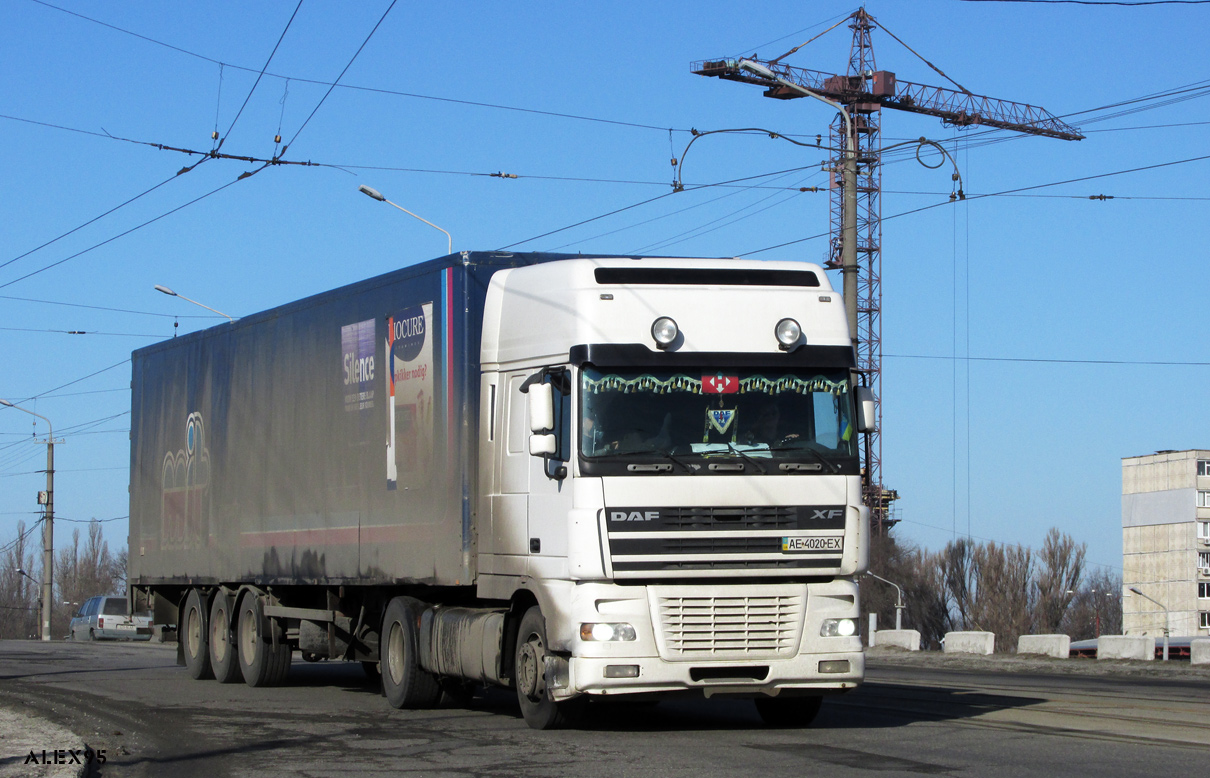 Днепропетровская область, № АЕ 4020 ЕХ — DAF XF95 FT